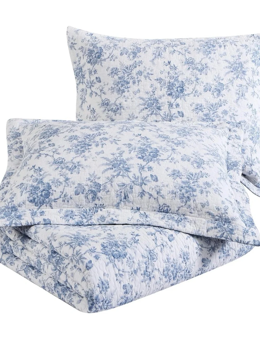 Laura Ashley - King Quilt Set, Soft & Reversible (Excellent Condition)